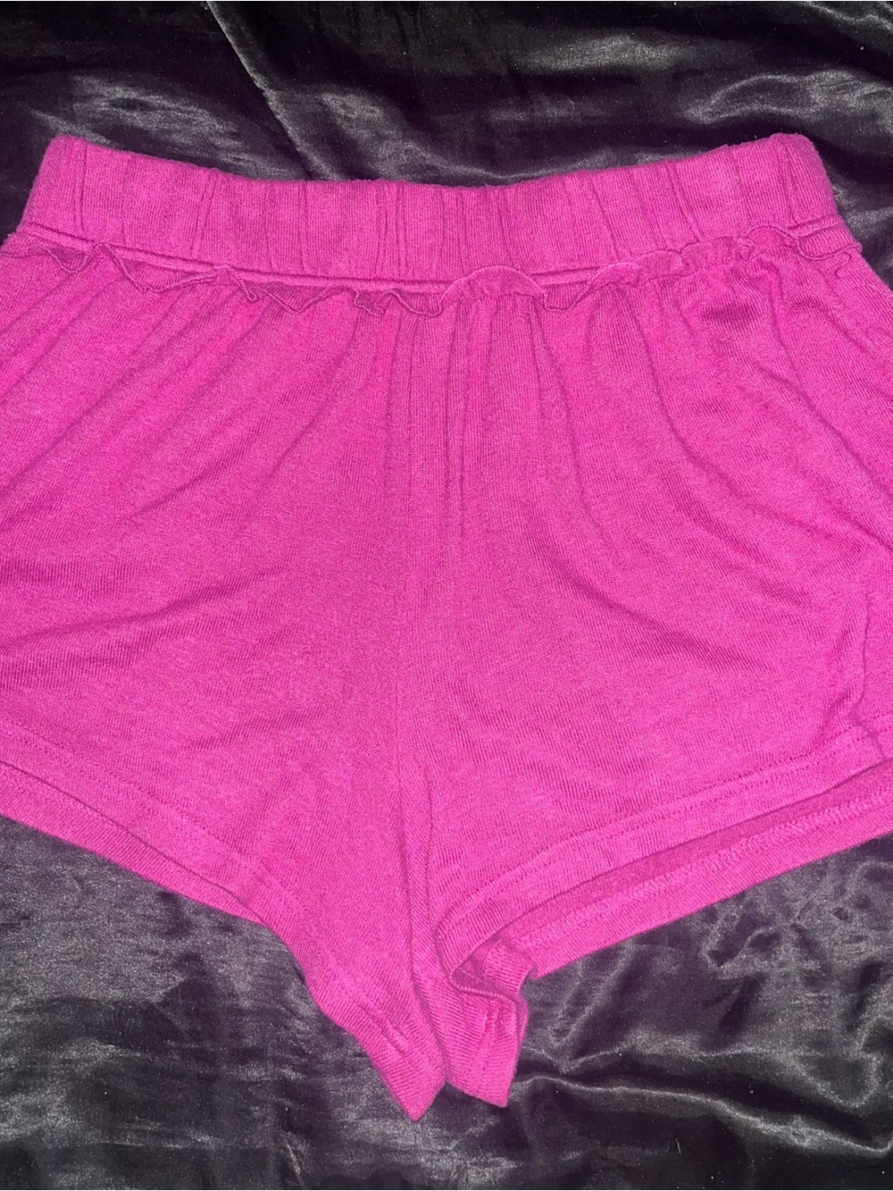 UGG Bright Pink High Waist Knit Shorts